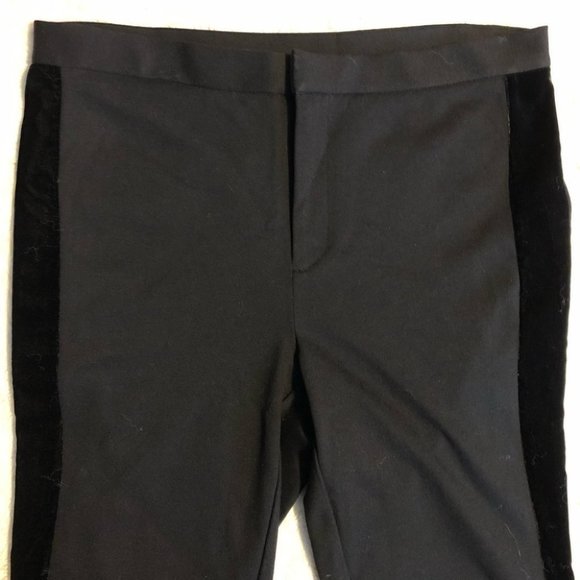 Michael Michael Kors Striped Velvet Skinny Pant - Picture 4 of 8